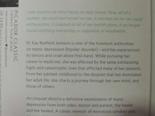 An Unquiet Mind  - Kay Redfield Jamison