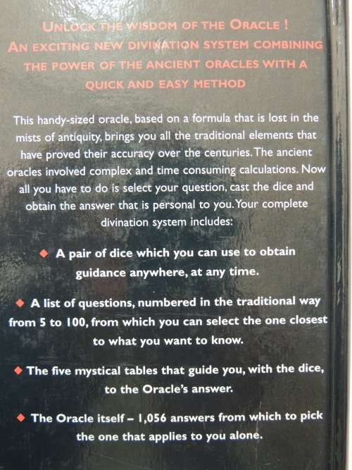 The Oracle of Dame Marie - Your Book of Fate, Roll the Dice, Consult the Mystical Tables