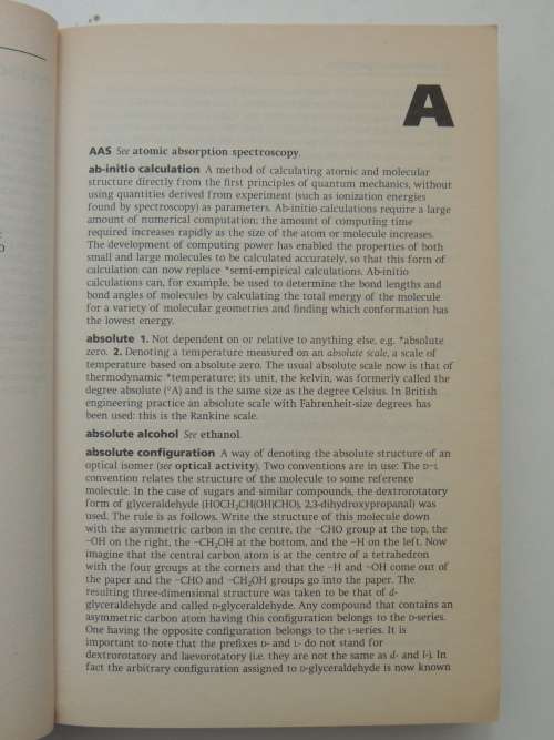 Oxford Dictionary Of Chemistry - ed John Daintith