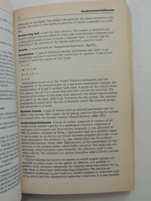 Oxford Dictionary Of Chemistry - ed John Daintith