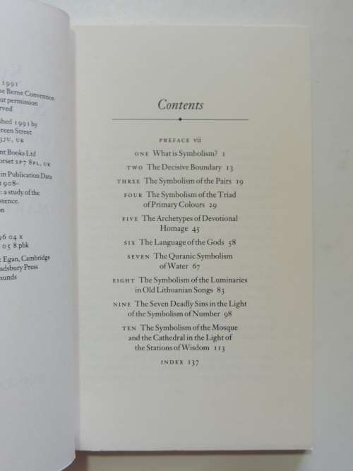 Symbol and Archetype, A Study of Meaning of Existence - Martin Lings