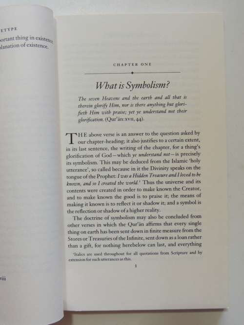 Symbol and Archetype, A Study of Meaning of Existence - Martin Lings