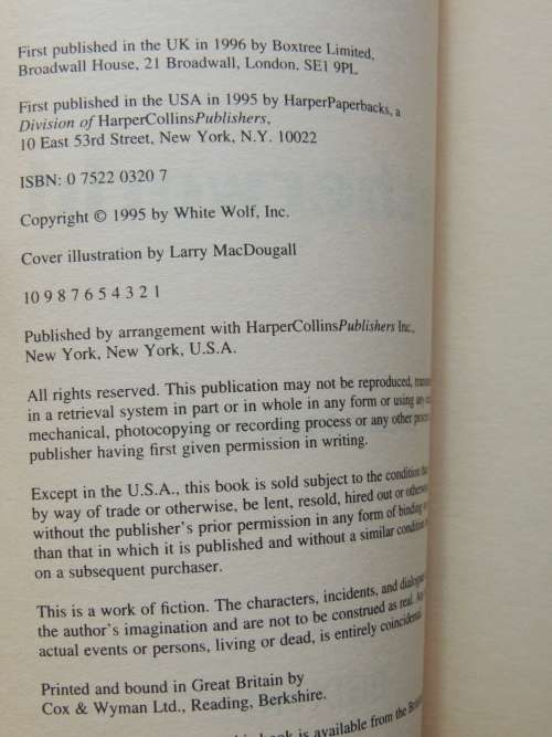 The World of Darkness - Vampire - Netherworld - Richard Lee Byers