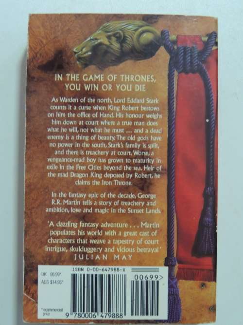 A Game of Thrones - Book 1 of A Song of Ice and Fire - George RR Martin