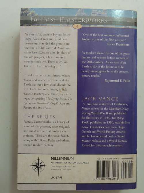 Fantasy Masterworks- Tales of the Dying Earth - 4 Stories -  Jack Vance