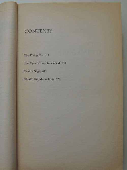 Fantasy Masterworks- Tales of the Dying Earth - 4 Stories -  Jack Vance