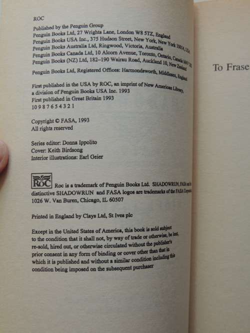 Shadowrun - Shadowplay -  Nigel Findley