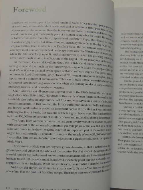 Field Guide to the Battlefields of South Africa - Nicki Von Der Heyde