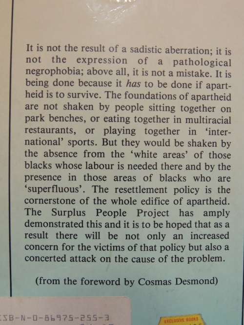 The Surplus People - Forced Removals in South Africa - Laurine Platzky, Cherryl Walker