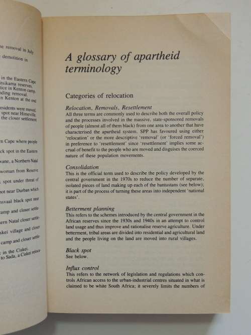 The Surplus People - Forced Removals in South Africa - Laurine Platzky, Cherryl Walker