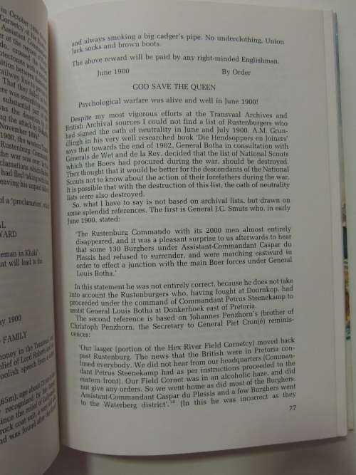Rustenburg At War,Story Of R...&Its Citizens In First &Second Anglo-Boer Wars- Lionel Wulfsohn Inscr