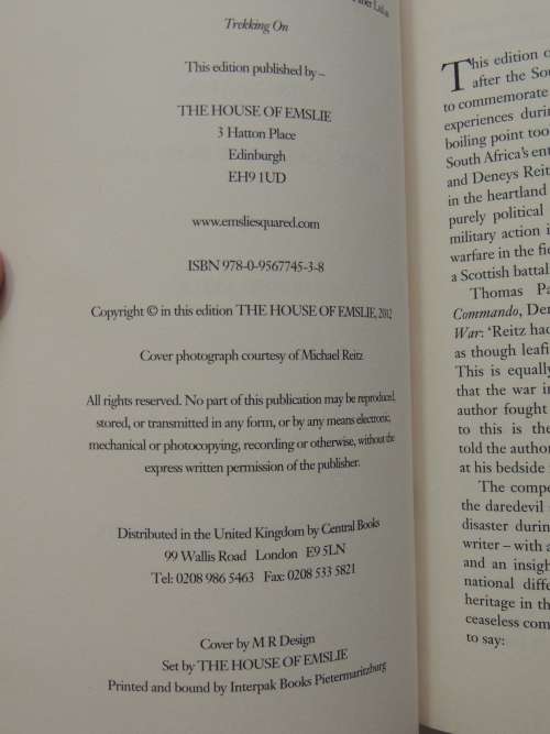 Trekking On, In the Company of Brave Men - Deneys Reitz