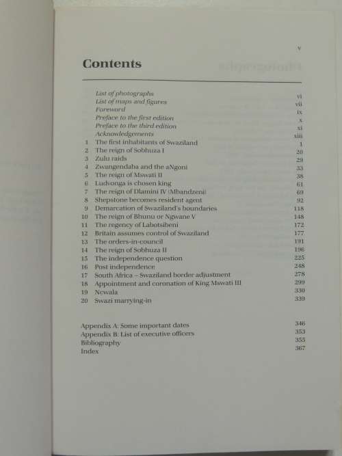 A History of Swaziland - Dr JSM Matsebula  3rd Edition