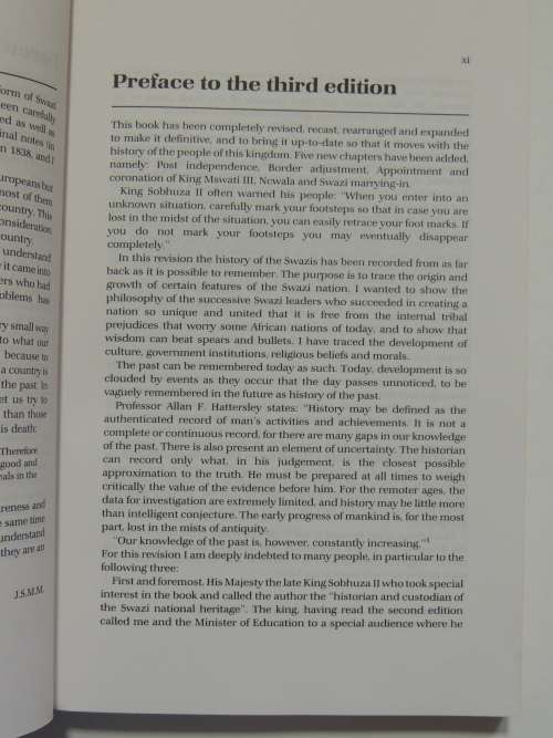 A History of Swaziland - Dr JSM Matsebula  3rd Edition