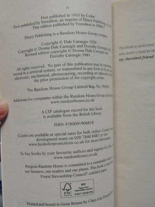 How to Win Friends and Influence People - Dale Carnegie