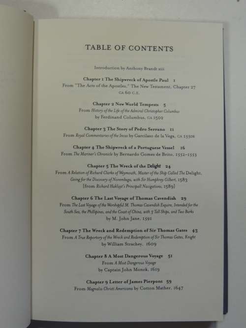 The Tragic History Of The Sea - Shipwrecks From The Bible To Titanic - Anthony Brandt