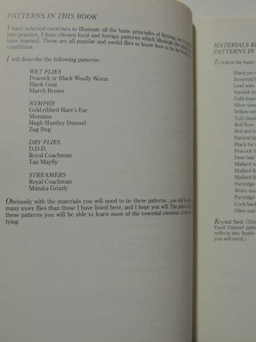 Introducing Fly-Tying - A Beginner`s Guide To Fly-Tying For South African Conditions - Tom Sutcliffe