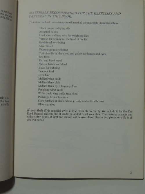 Introducing Fly-Tying - A Beginner`s Guide To Fly-Tying For South African Conditions - Tom Sutcliffe