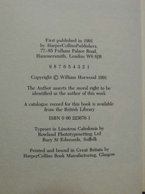 Duncton Tales - William Horwood   FIRST EDITION 1991