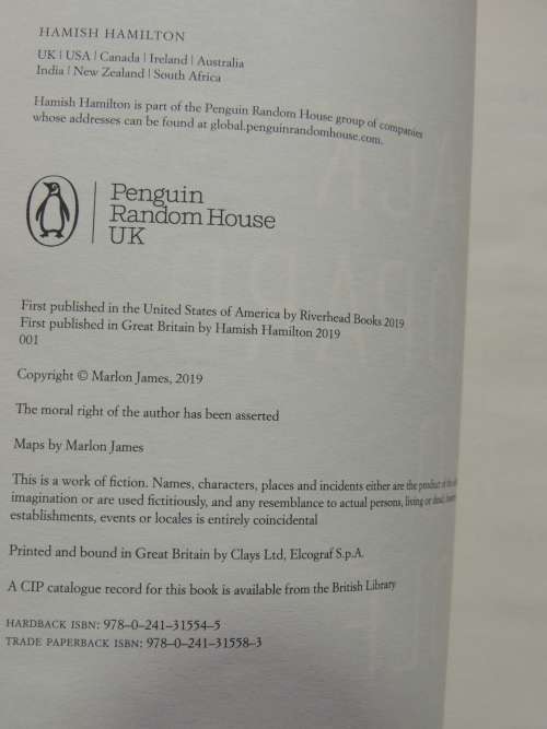 Black Leopard Red Wolf - Vol 1 of the Dark Star Trilogy- Marlon James