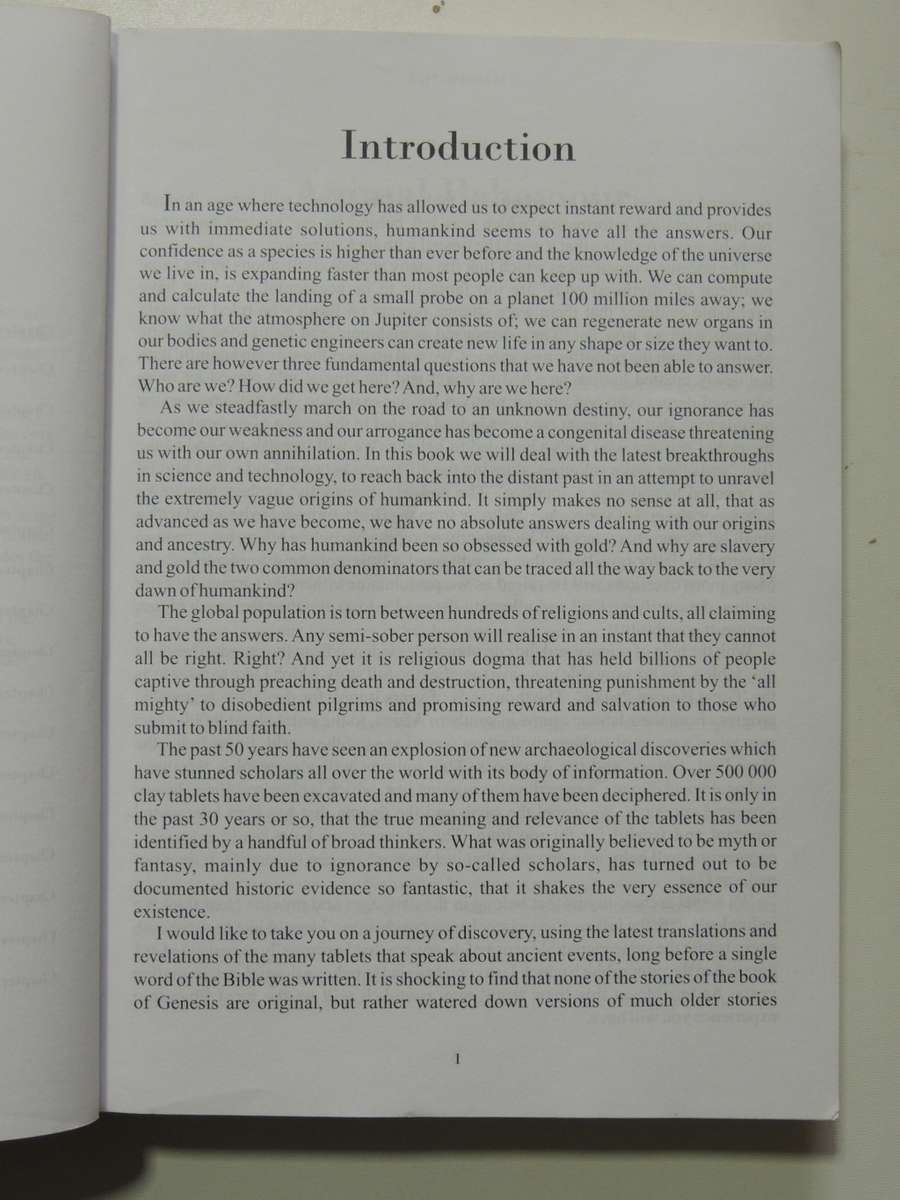 Slave Species of god - The Story of Humankind from the Cradle of Humankind- Micheal Tellinger