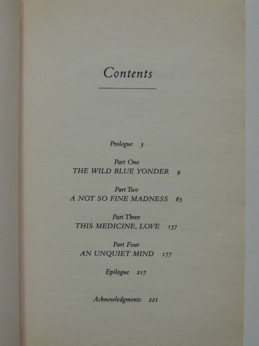 An Unquiet Mind, A Memoir of Moods & Madness - Kay Redfield Jamison
