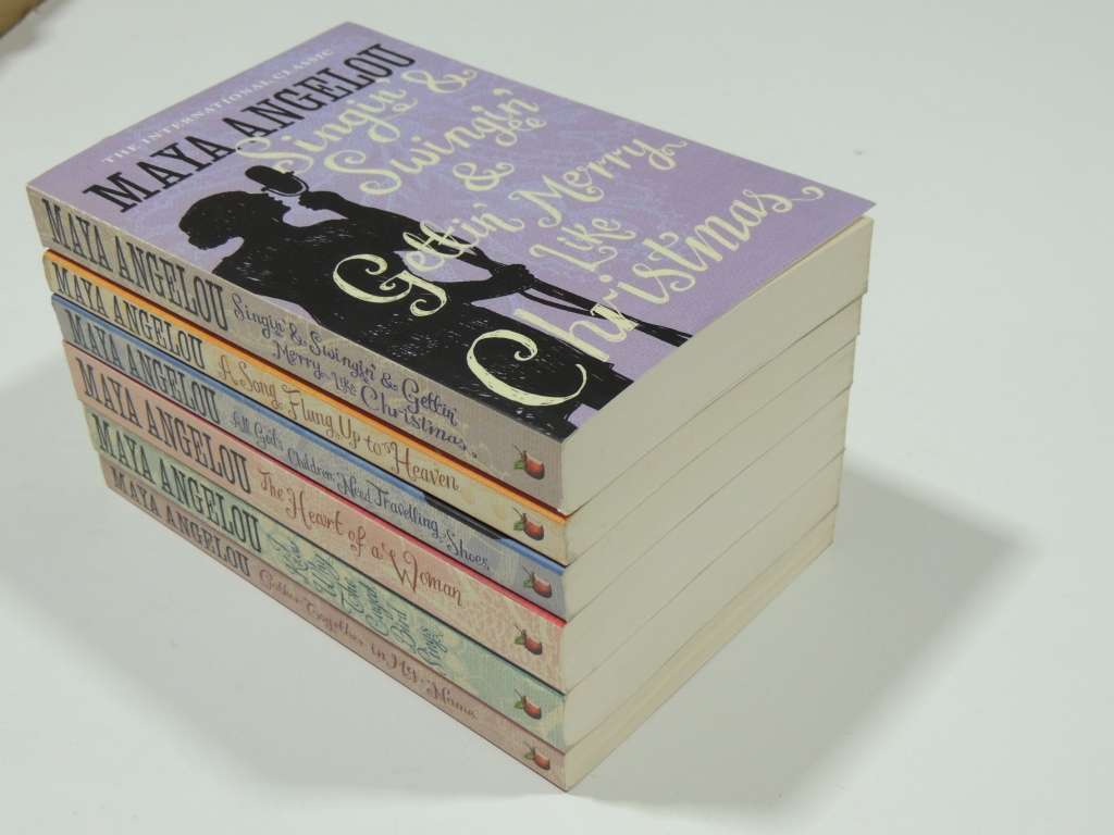 Maya Angelou 6 Volume Set: I Know Why, Heart of ,Gather Together, All God`s Chil, Song Flung, Singin