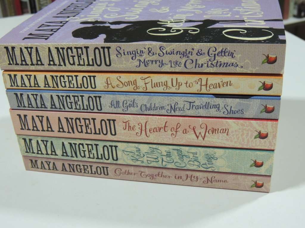 Maya Angelou 6 Volume Set: I Know Why, Heart of ,Gather Together, All God`s Chil, Song Flung, Singin