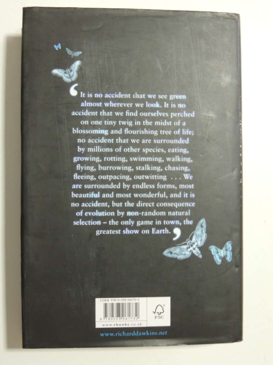 The Greatest Show on Earth, The Evidence for Evolution- Richard Dawkins  HARD COVER