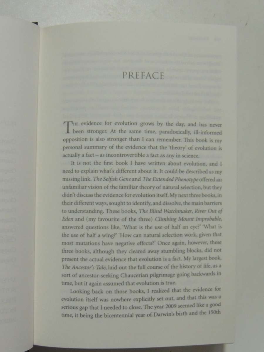The Greatest Show on Earth, The Evidence for Evolution- Richard Dawkins  HARD COVER