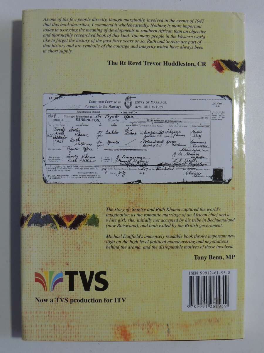 A Marriage of Inconveniance: The Persecution of Seretse & Ruth Khama - Michael Dutfield