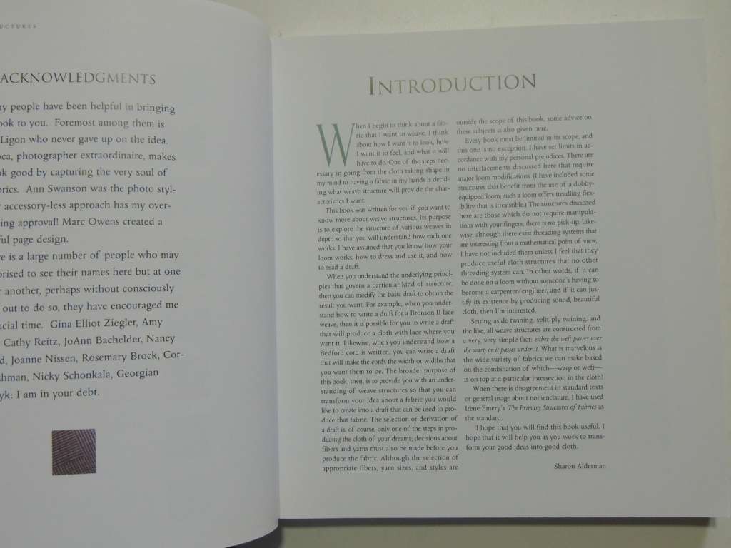 Mastering Weave Structures: Transforming Ideas into Great Cloth - Sharon Alderman