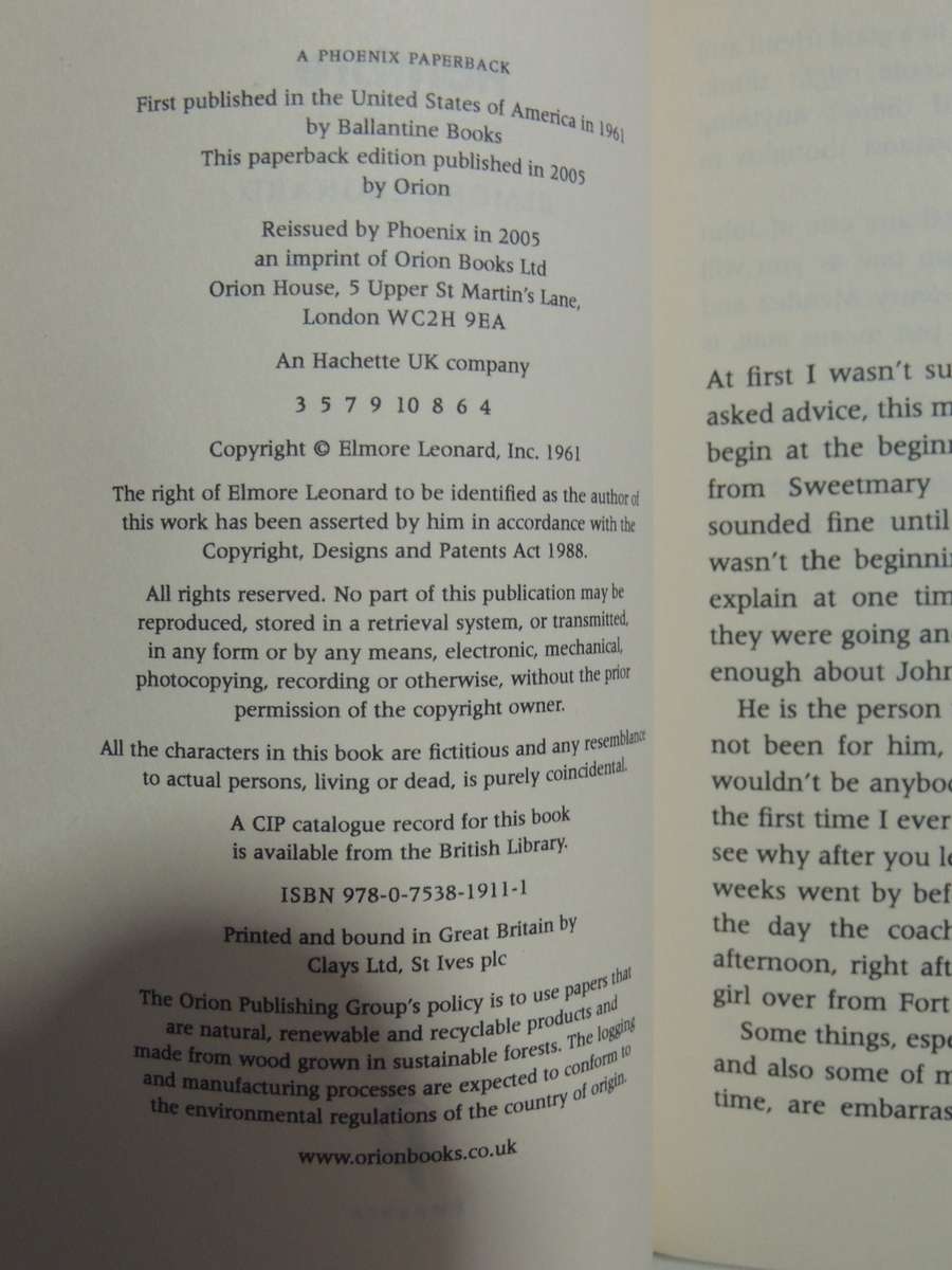 Hombre - Elmore Leonard