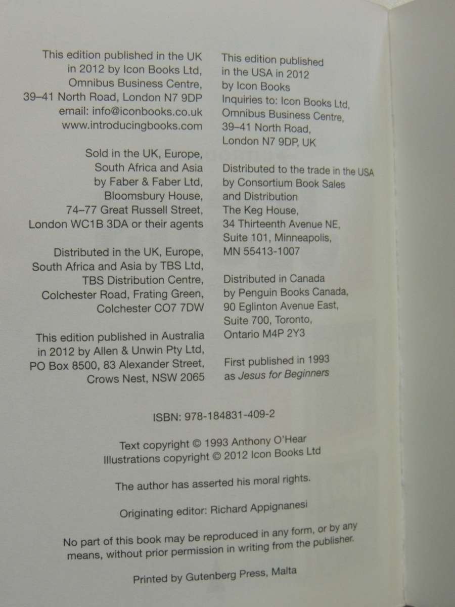 Introducing Jesus - A Graphic Guide - Anthony O`Hear & Judy Groves