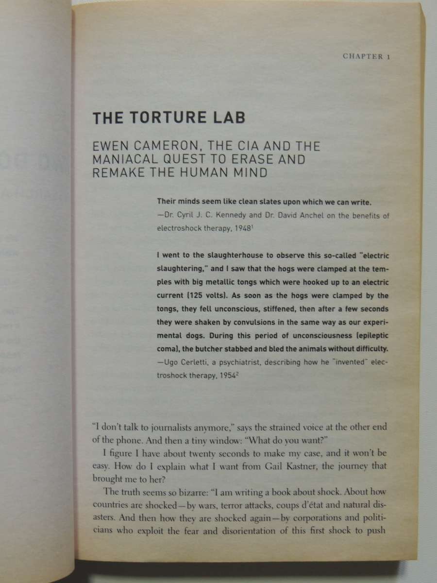 The Shock Doctrine - Naomi Klein