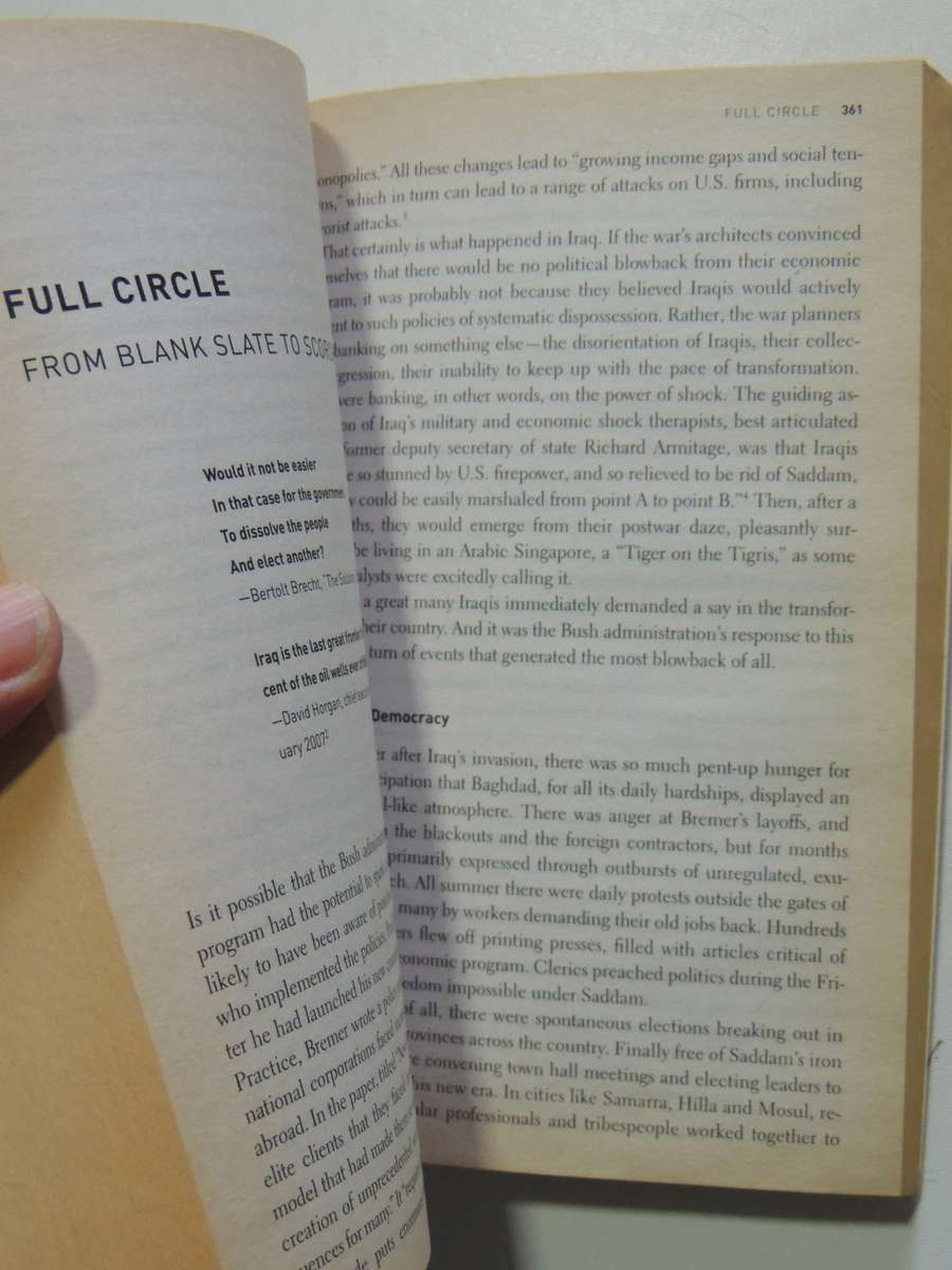 The Shock Doctrine - Naomi Klein