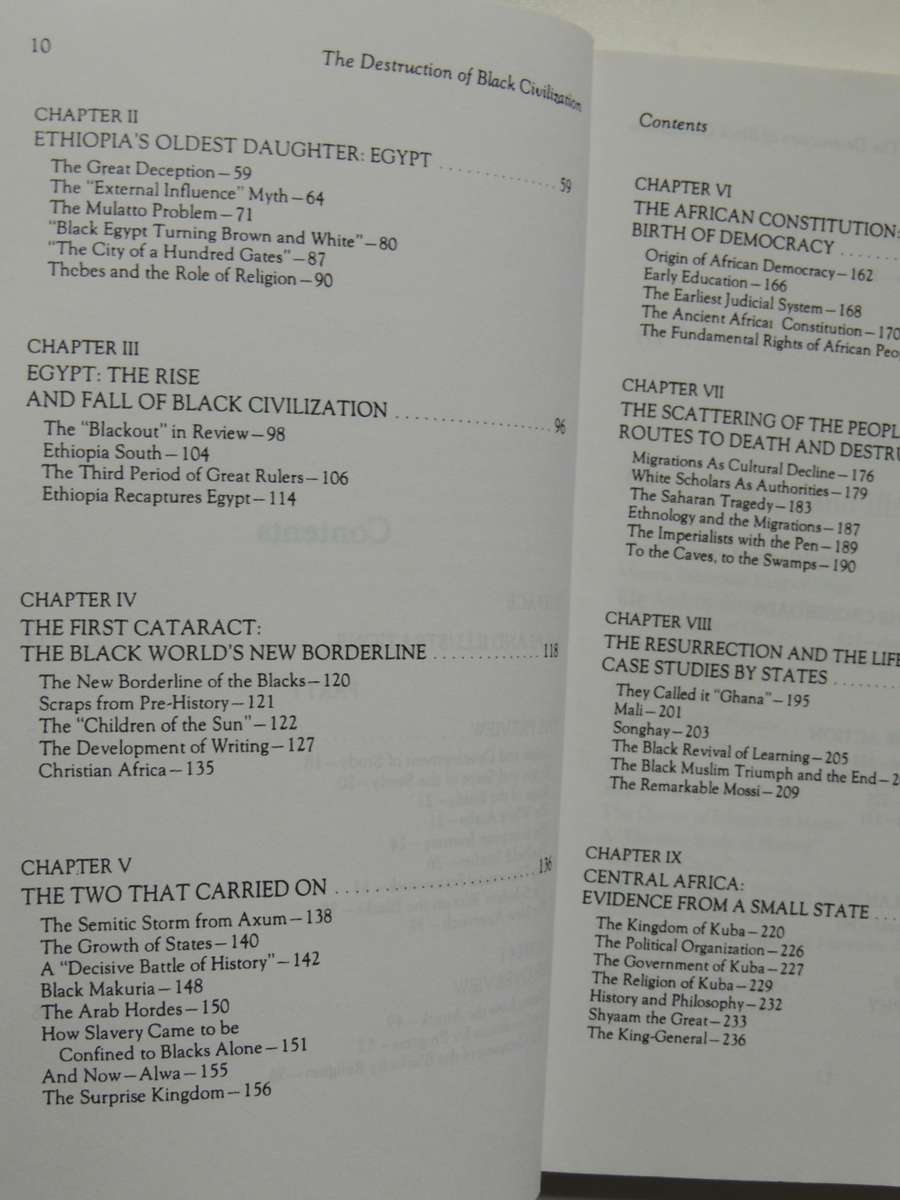 The Destruction of Black Civilization, Great Issues of a Race 4500 BC - 2000AD - Chancellor Willia