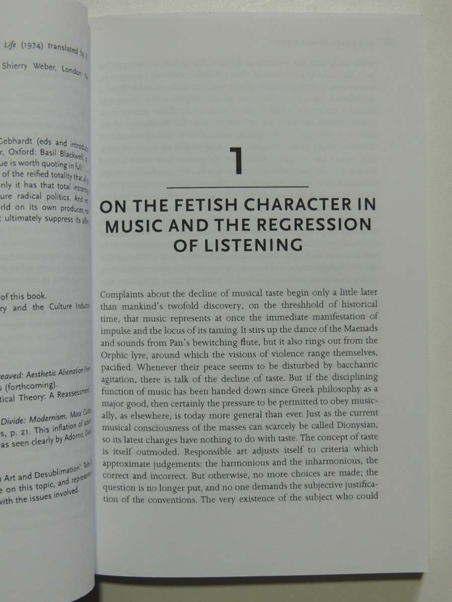 The Culture Industry - Theodor W Adorno