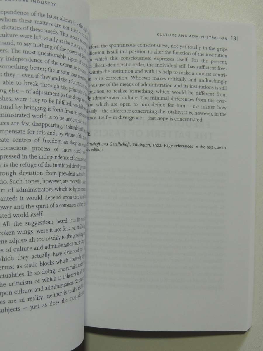 The Culture Industry - Theodor W Adorno