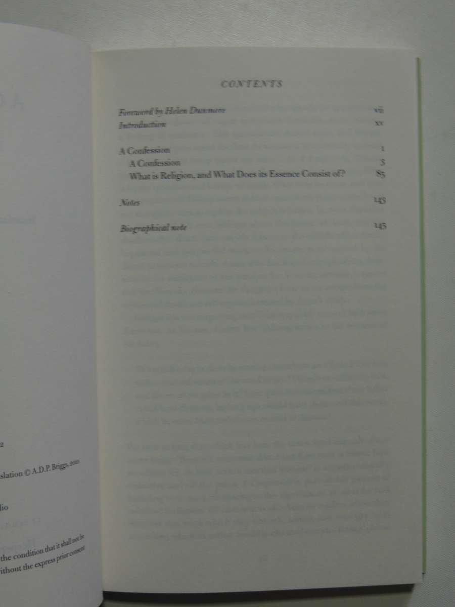 A Confession - Leo Tolstoy