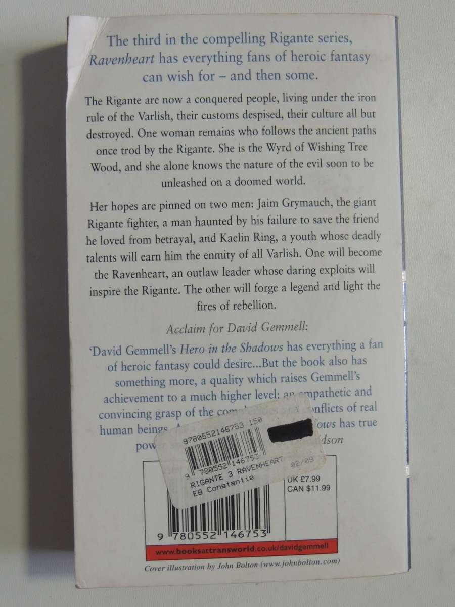 Ravenheart, A Novel of the RiganteDavid Gemmel