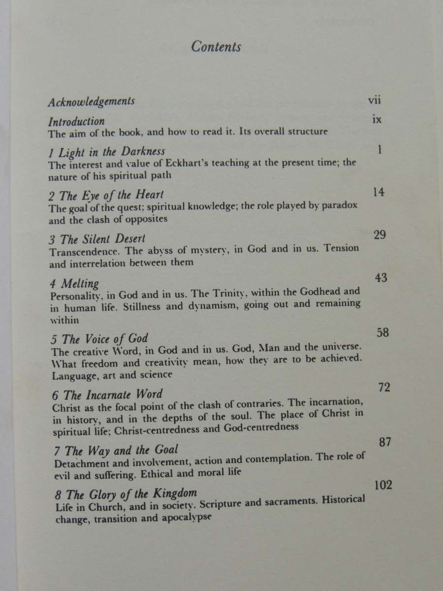 The Way Of Paradox - Spiritual Life As Taught By Meister Eckhart - Cyprian Smith OSB