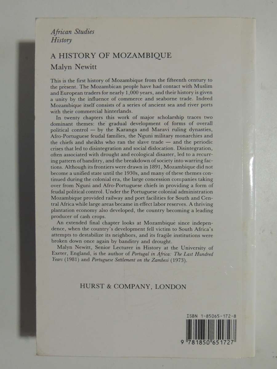 A History Of Mozambique - Malyn Newitt