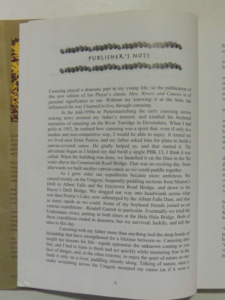 Men Rivers & Canoes - How the Dusi Canoe Race Began - Ian Player