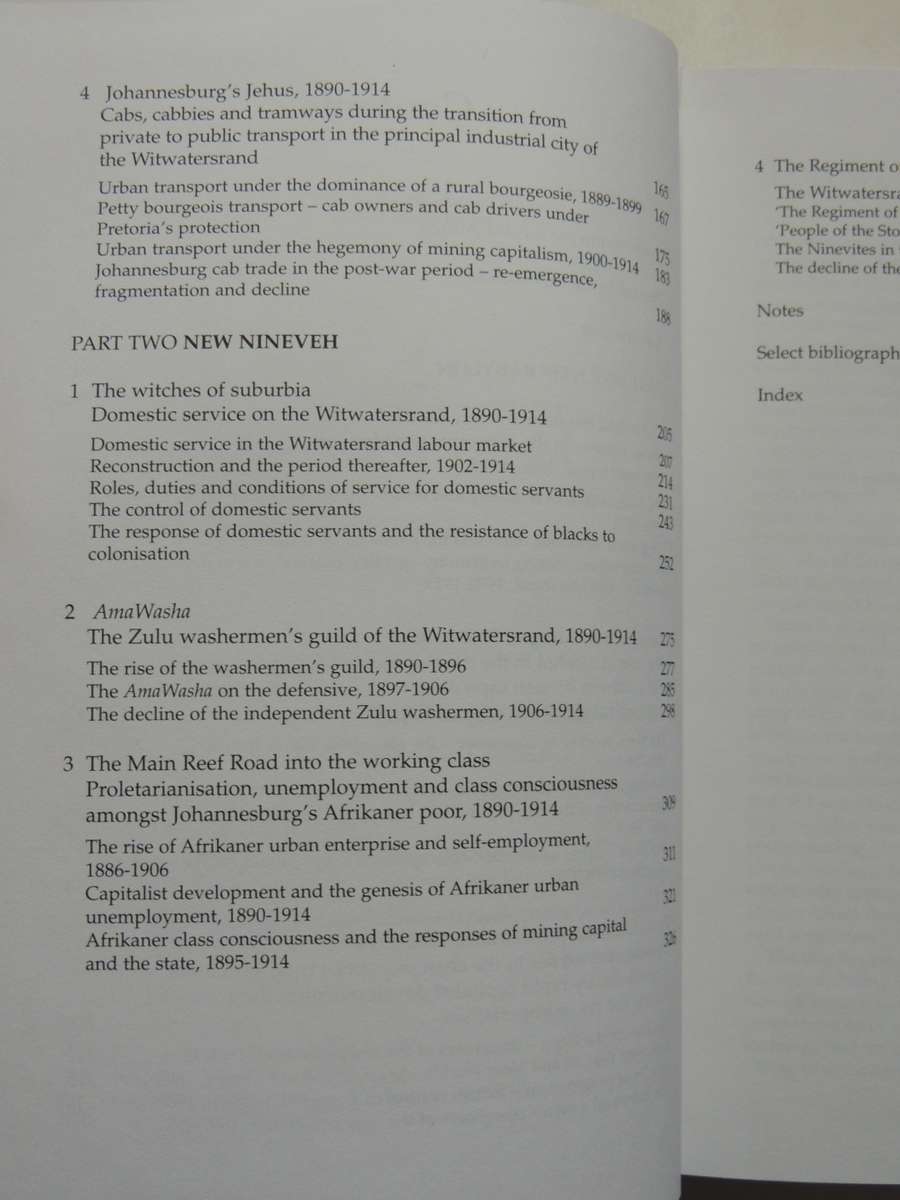 New Babylon, New Nineveh, Everyday Life oon the Witwatersrand 1886-1914 - Charles van Onselen