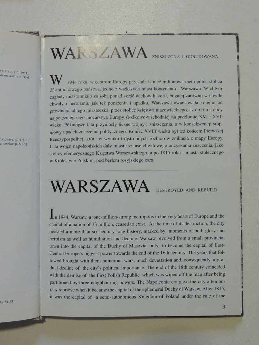 Warsaw - Ruined And Rebuild  Jaroslaw Zielinski