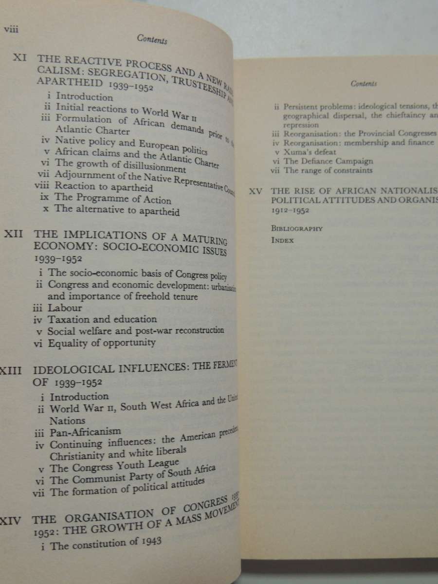 The Rise Of African Nationalism In South Africa - Peter Walshe     SCARCE!