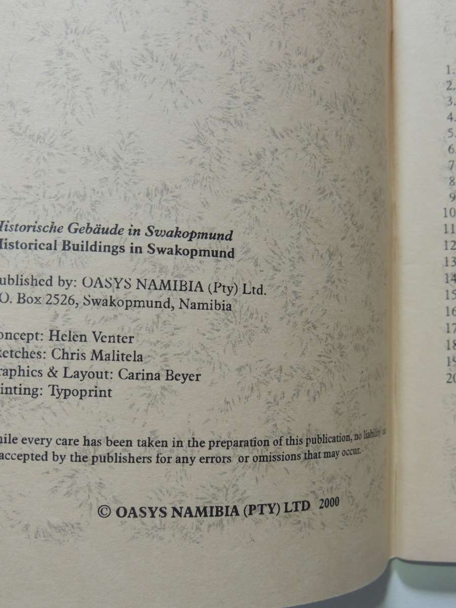 Historische Gebaude / Historical Buildings In Swakopmund - Revisited