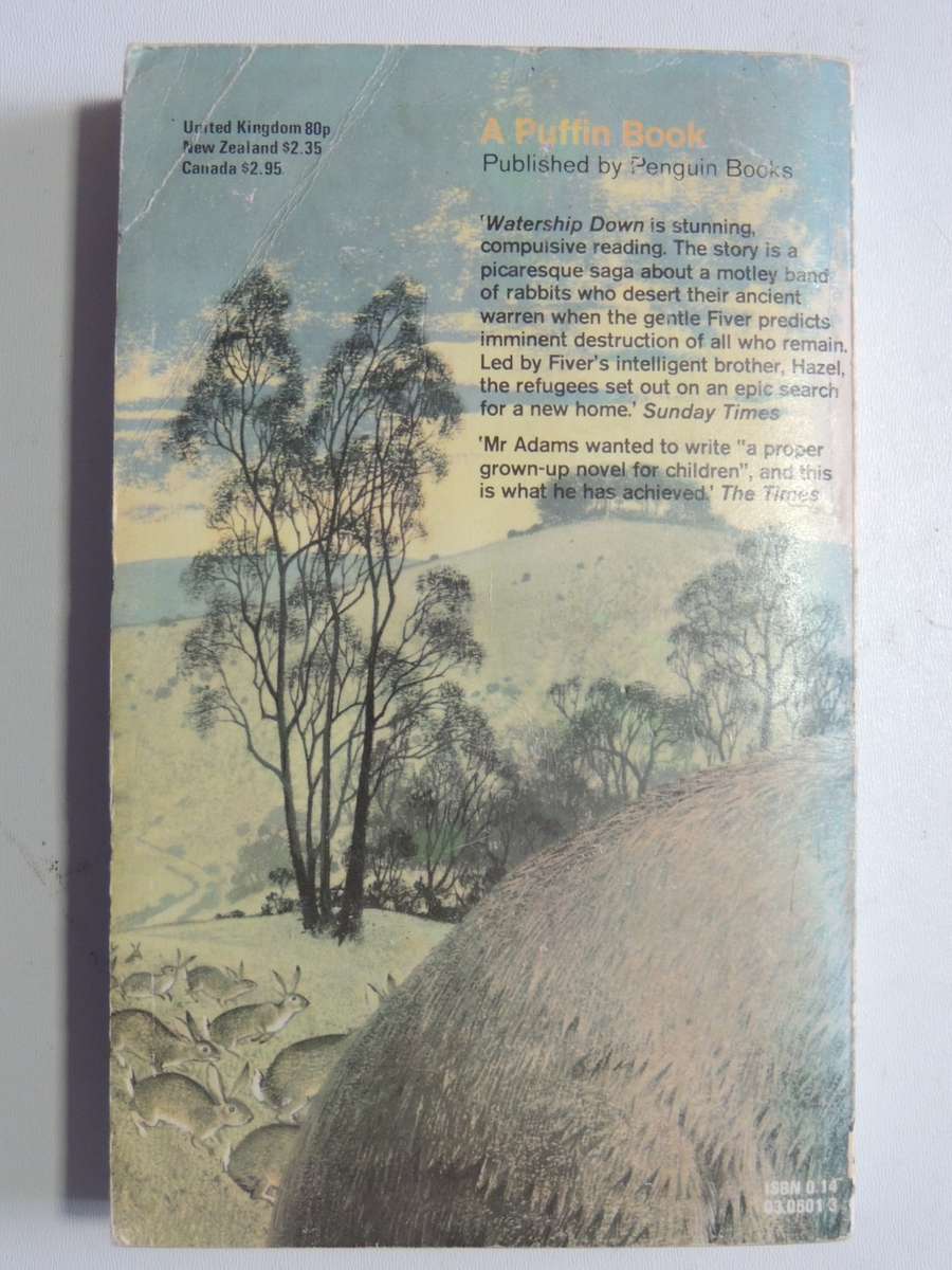 Silverglass - J.F. RivkinWatership Down - Richard Adams