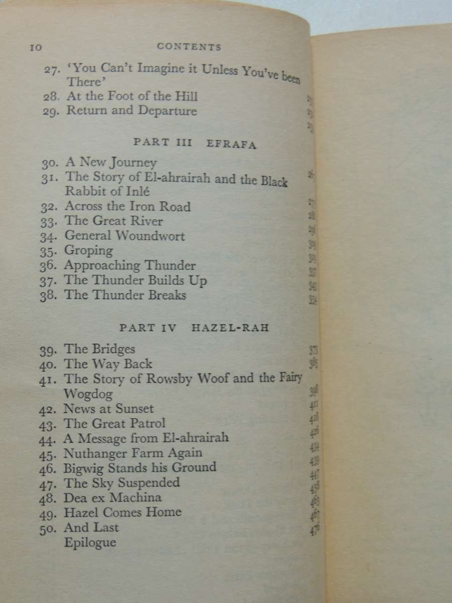 Silverglass - J.F. RivkinWatership Down - Richard Adams